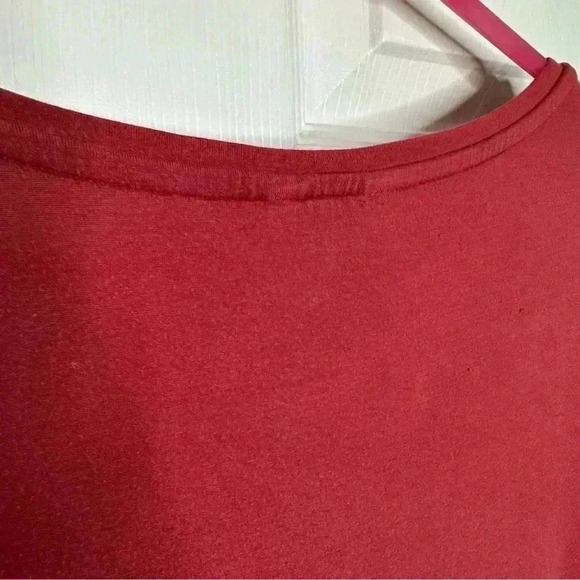 George T-Shirt Flowy Lace Red Size 2X - Picture 12 of 16